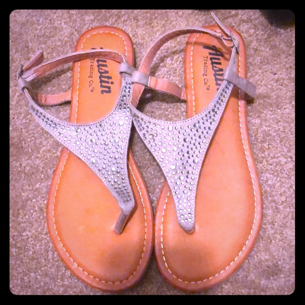 Jeweled sandals